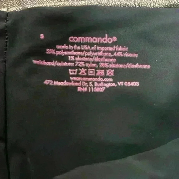 Silver Commando Leggings - leather like - Picture 2 of 2